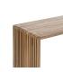 S/2 CONSOLA NATURAL MADERA DE TECA 85 X 30 X 86 CM