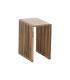 S/3 MESA AUXILIAR NATURAL MADERA DE TECA 41 X 34 X 50 CM