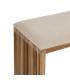 S/2 BANQUETA NATURAL MADERA DE TECA 115 X 35 X 45 CM
