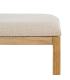 S/2 BANQUETA NATURAL MADERA DE TECA 115 X 35 X 45 CM
