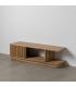 MUEBLE TV NATURAL MADERA DE TECA SALÓN 135 X 35 X 39 CM