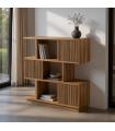 MUEBLE AUXILIAR NATURAL MADERA DE TECA 116 X 35 X 129 CM