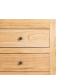 CÓMODA NATURAL MADERA MINDI DORMITORIO 100 X 40 X 90 CM