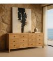 APARADOR NATURAL MADERA MINDI SALÓN 170 X 40 X 88 CM