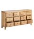 APARADOR NATURAL MADERA MINDI SALÓN 170 X 40 X 88 CM