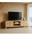 MUEBLE TV NATURAL MADERA MINDI SALÓN 150 X 40 X 55 CM