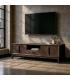 MUEBLE TV MARRÓN MADERA DE MANGO SALÓN 200 X 40 X 55 CM
