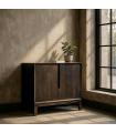 MUEBLE RECIBIDOR MARRÓN MADERA DE MANGO 100 X 40 X 85 CM