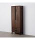 ARMARIO MARRÓN MADERA DE MANGO SALÓN 75 X 40 X 200 CM