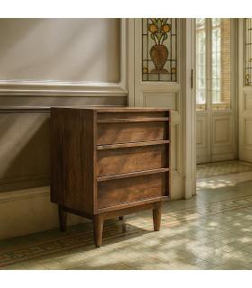 MUEBLE AUXILIAR MARRÓN MADERA DE MANGO 70 X 40 X 85 CM