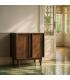 MUEBLE RECIBIDOR MARRÓN MADERA DE MANGO 90 X 40 X 86 CM