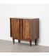 MUEBLE RECIBIDOR MARRÓN MADERA DE MANGO 90 X 40 X 86 CM