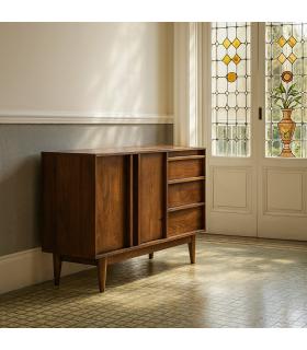 APARADOR MARRÓN MADERA DE MANGO SALÓN 150 X 42 X 87 CM