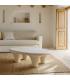 MESA CENTRO BLANCO POLIRESINA WILMA 102 X 62 X 32 CM