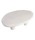 MESA CENTRO BLANCO POLIRESINA WILMA 102 X 62 X 32 CM