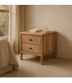 MESITA NATURAL MADERA DE MANGO 45 X 45 X 45 CM