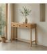 CONSOLA NATURAL MADERA DE MANGO ENTRADA 90 X 30 X 80 CM