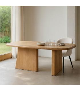 MESA COMEDOR NATURAL MADERA DE MANGO 180 X 90 X 76 CM
