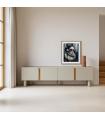 MUEBLE TV TAUPE DM SALÓN 180 X 40 X 50 CM