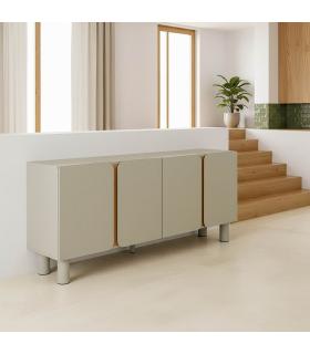 APARADOR TAUPE DM SALÓN 180 X 40 X 75 CM