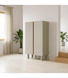 ARMARIO TAUPE DM SALÓN 80 X 40 X 137 CM