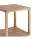 MESA AUXILIAR NATURAL MADERA DE MANGO 50 X 50 X 50 CM