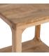 MESA AUXILIAR NATURAL MADERA DE MANGO 50 X 50 X 50 CM