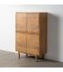 ARMARIO NATURAL MADERA DE MANGO SALÓN 90 X 45 X 145 CM