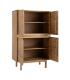 ARMARIO NATURAL MADERA DE MANGO SALÓN 90 X 45 X 145 CM