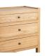 MESITA NATURAL MADERA MINDI DORMITORIO 65 X 40 X 65 CM