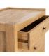 MESITA NATURAL MADERA MINDI DORMITORIO 65 X 40 X 65 CM