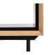 MESITA NATURAL-NEGRO MADERA-METAL 50 X 40 X 70,50 CM