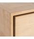 CÓMODA NATURAL-NEGRO MADERA-METAL 99,50 X 40 X 87 CM