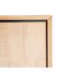 ARMARIO NATURAL-NEGRO MADERA-METAL 89,50 X 40 X 204 CM