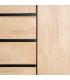 ARMARIO NATURAL-NEGRO MADERA-METAL 89,50 X 40 X 204 CM