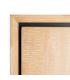 ARMARIO NATURAL-NEGRO MADERA-METAL 84,50 X 40 X 153 CM