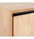APARADOR NATURAL-NEGRO MADERA-METAL 200 X 40 X 86,50 CM