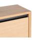 ZAPATERO NATURAL-NEGRO MADERA-METAL 60 X 25 X 123 CM