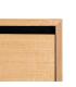 ZAPATERO NATURAL-NEGRO MADERA-METAL 60 X 25 X 123 CM