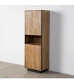 MUEBLE AUXILIAR NATURAL MADERA DE MANGO 60 X 44 X 181 CM