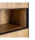 MUEBLE AUXILIAR NATURAL MADERA DE MANGO 60 X 44 X 181 CM
