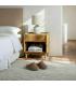 MESITA NATURAL MADERA DE MANGO 45 X 35 X 50 CM