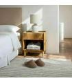MESITA NATURAL MADERA DE MANGO 45 X 35 X 50 CM