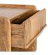 MESITA NATURAL MADERA DE MANGO 45 X 35 X 50 CM