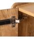 MUEBLE TV NATURAL MADERA DE MANGO 160 X 40 X 50 CM