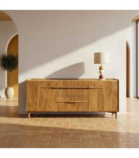APARADOR NATURAL MADERA DE MANGO 160 X 45 X 70 CM