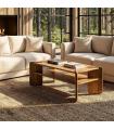 MESA CENTRO NATURAL MADERA DE MANGO 121 X 61 X 45 CM