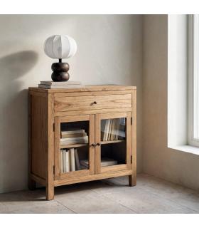 MUEBLE RECIBIDOR NATURAL MADERA MINDI 80 X 40 X 89 CM
