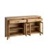 APARADOR NATURAL MADERA MINDI SALÓN 160 X 45 X 89 CM