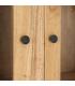 VITRINA NATURAL MADERA MINDI SALÓN 90 X 40 X 180 CM
